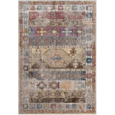 Safavieh 7 x 7 ft. Bristol Power Loomed Square Area Rug, Multi-Color BTL358M-7SQ